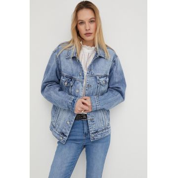 Answear Lab geaca jeans femei, de tranzitie