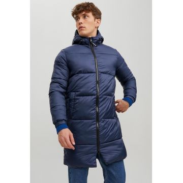 Jack & Jones - Geaca cu gluga si aspect matlasat