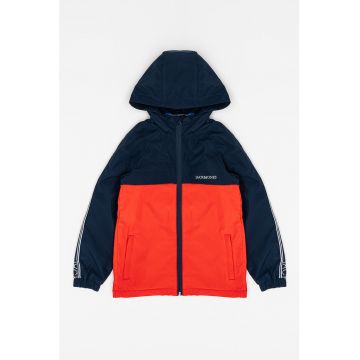 Jack & Jones - Jacheta cu gluga si model colorblock Clark