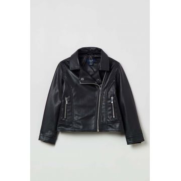 OVS geaca ramones pentru copii culoarea negru