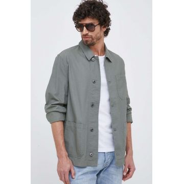 Pepe Jeans geaca Channing barbati, culoarea verde, de tranzitie