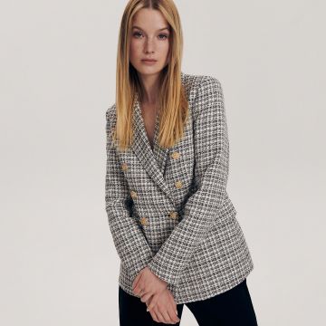 Reserved - Geacă tweed - Multicolor Reserved - Geacă tweed - Multicolor