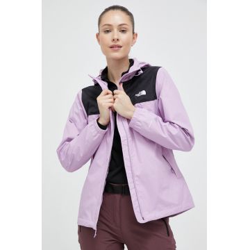 The North Face jacheta de exterior Antora culoarea violet