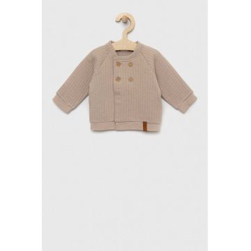 United Colors of Benetton geaca bebe culoarea bej