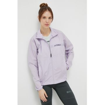 adidas TERREX windbreaker Multi culoarea violet