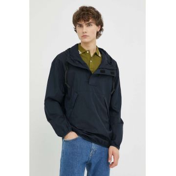 G-Star Raw geaca barbati, culoarea albastru marin, de tranzitie, oversize