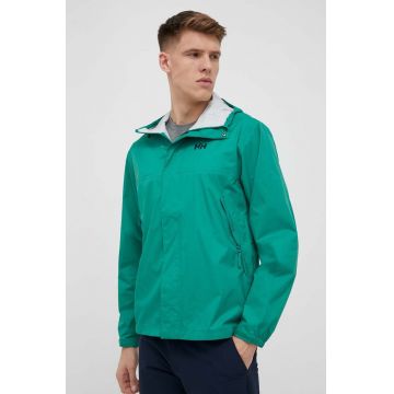 Helly Hansen geacă de ploaie Loke barbati, culoarea verde 62252-402