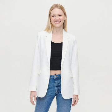 House - Blazer cu un singur nasture - Ivory