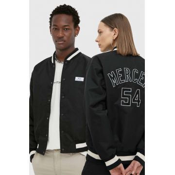 Mercer Amsterdam geaca bomber culoarea negru, de tranzitie