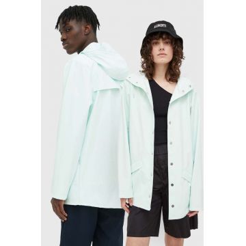 Rains geacă de ploaie 12010 Jacket culoarea verde, de tranzitie 12010.34-34Mineral