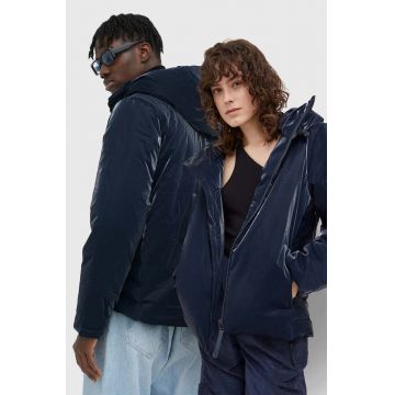 Rains geaca de ploaie 15700 Loop Jacket culoarea albastru marin, de iarna