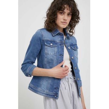 Sisley geaca jeans femei, de tranzitie
