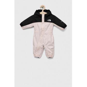 The North Face combinezon bebe culoarea roz