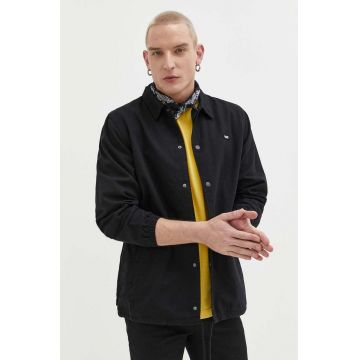 Vans geaca barbati, culoarea negru, de tranzitie