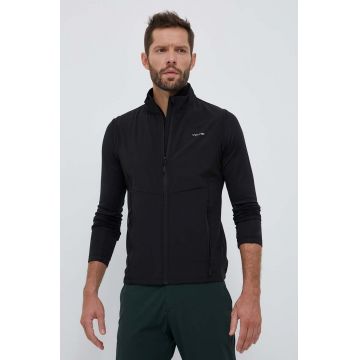 Viking vesta sport Acadia culoarea negru, de tranzitie