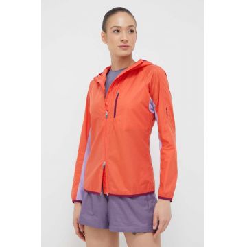 Icebreaker windbreaker Shell+ culoarea portocaliu