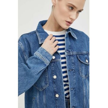 Marc O'Polo geaca jeans DENIM femei, de tranzitie, oversize