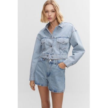 Jacheta crop de denim Anne