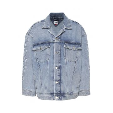 Jacheta supradimensionata de denim Daisy