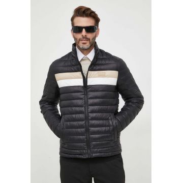 Karl Lagerfeld geaca barbati, culoarea negru, de tranzitie