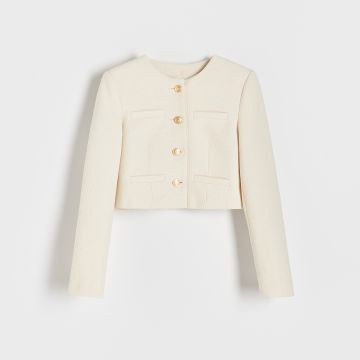 Reserved - Ladies` blazer - Ivory