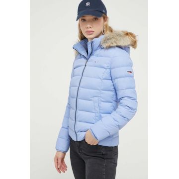 Tommy Jeans geacă de puf femei, de iarna DW0DW08588