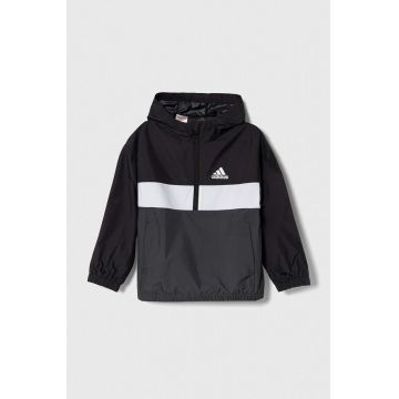 adidas geaca copii culoarea negru