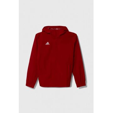 adidas Performance geaca copii ENT22 AW JKTY culoarea rosu