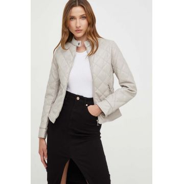 Answear Lab geaca femei, culoarea bej, de tranzitie