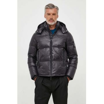 Armani Exchange geaca de puf barbati, culoarea negru, de iarna