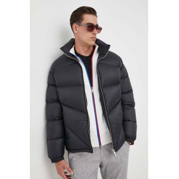 Armani Exchange geaca de puf barbati, culoarea negru, de iarna, oversize
