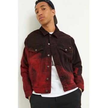 HUGO geaca jeans barbati, de tranzitie