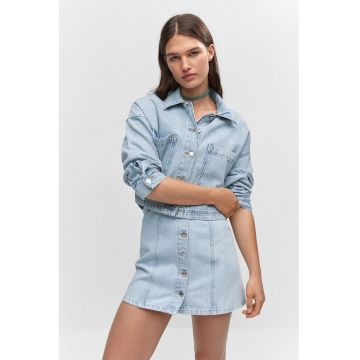 Jacheta crop din denim Bonnie