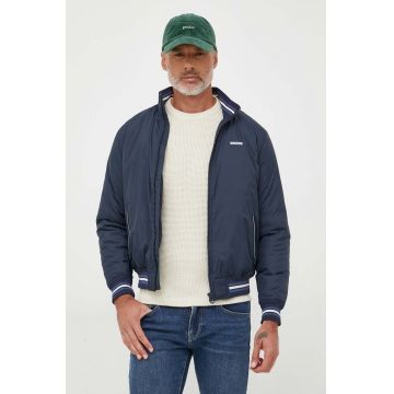 Pepe Jeans geaca Bon barbati, culoarea albastru marin, de tranzitie