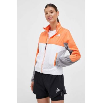 The North Face windbreaker Mountain Athletics culoarea portocaliu