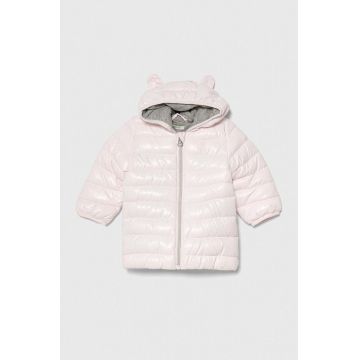 United Colors of Benetton geaca bebe culoarea roz