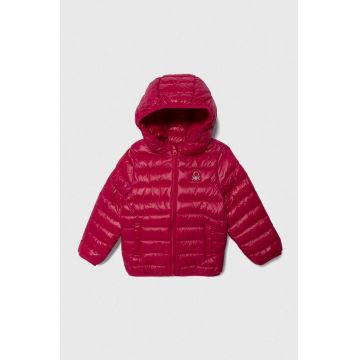 United Colors of Benetton geaca copii culoarea violet