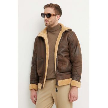 Alpha Industries geacă B3 Arctic bărbați, culoarea maro, de tranziție 108109.250-brown