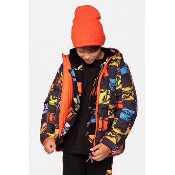 Coccodrillo geaca reversibila pentru copii culoarea negru
