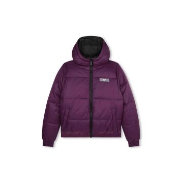 Dkny geaca reversibila pentru copii culoarea violet