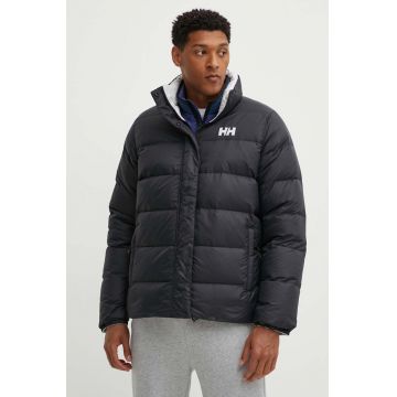 Helly Hansen geaca de puf cu doua fete HH REVERSIBLE DOWN barbati, culoarea negru, 53890