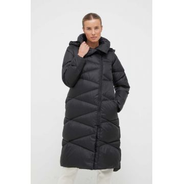 Helly Hansen geaca de puf femei, culoarea negru, de iarna