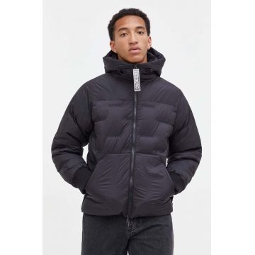 Iceberg geaca barbati, culoarea negru, de iarna