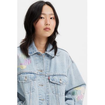 Jacheta trucker relaxed fit din denim 90's