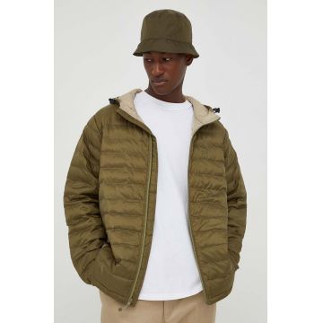 Levi's geaca barbati, culoarea verde, de tranzitie
