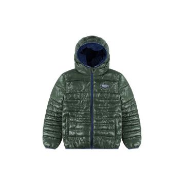 Levi's geaca copii culoarea verde
