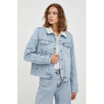 Levi's geaca jeans femei, de tranzitie