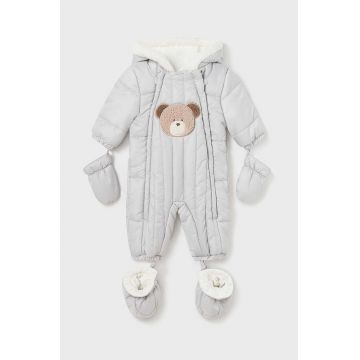 Mayoral Newborn combinezon bebe culoarea gri