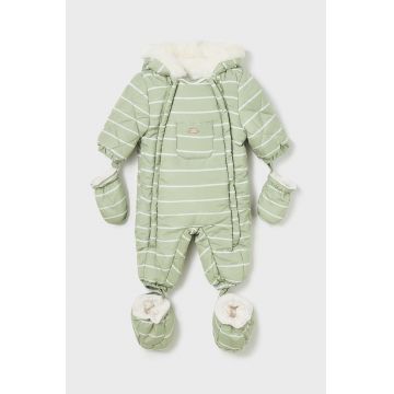 Mayoral Newborn combinezon bebe culoarea verde
