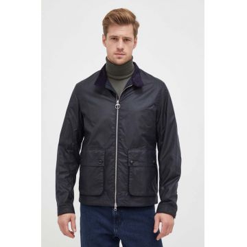 Barbour geaca barbati, culoarea albastru marin, de tranzitie